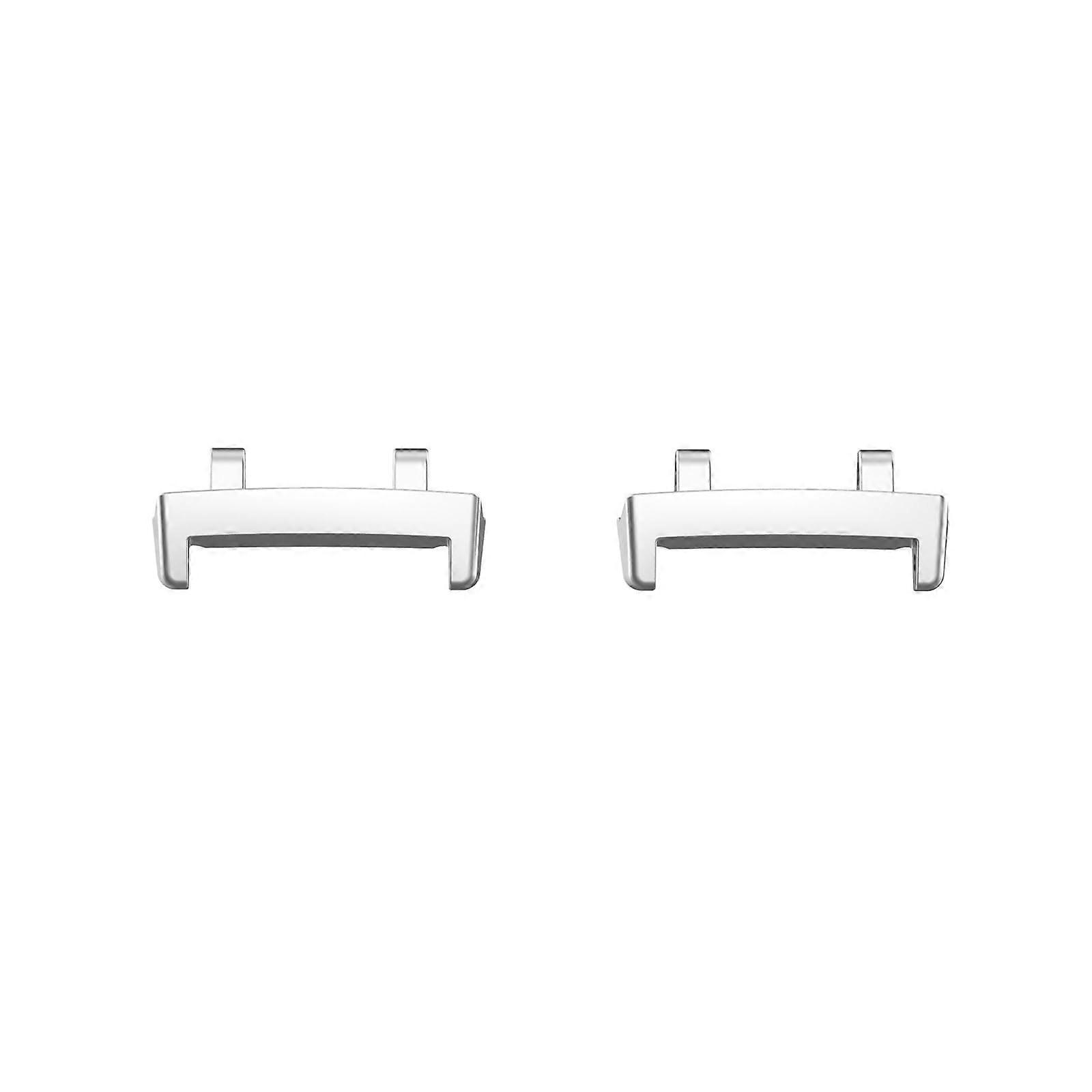 Metal Watch Band Adapter Clasp Connectors, 22mm Straps, Compatible With Smartwatch Models, Electroplating Color Adapter