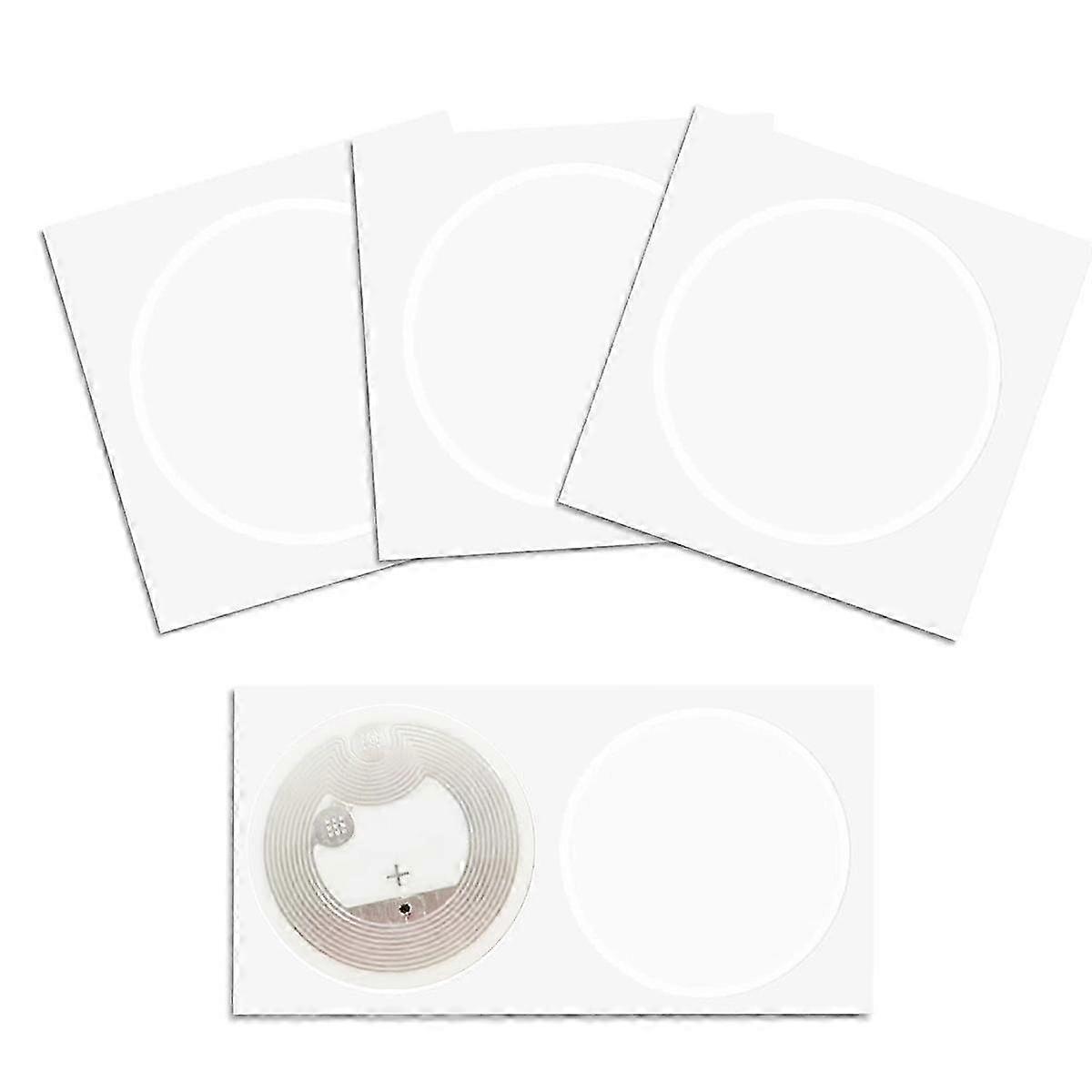 50Pcs NFC Ntag216 Sticker Ntag216 NFC Tags NFC 216 Tag Ntag216 NFC Cards 13.56Mhz NFC Tag Stickers 888 Bytes Memory