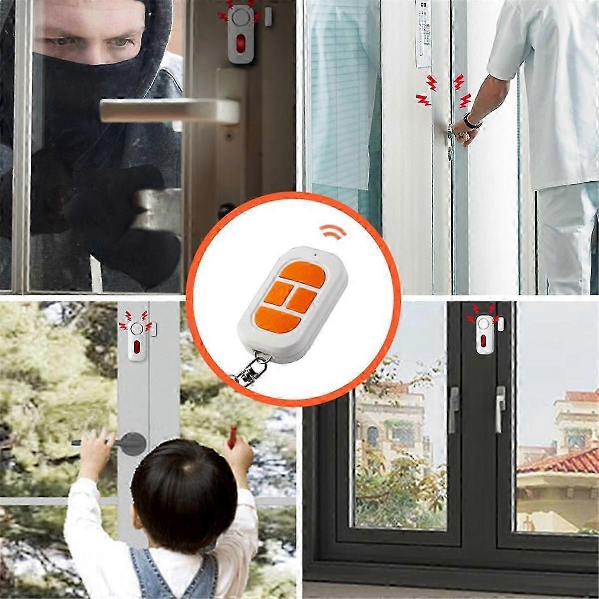 Door and Window Alarm Multi-Functional Anti-Theft Alarm Wireless Remote Control Door Sensor Alarm 130DB Door Sensor