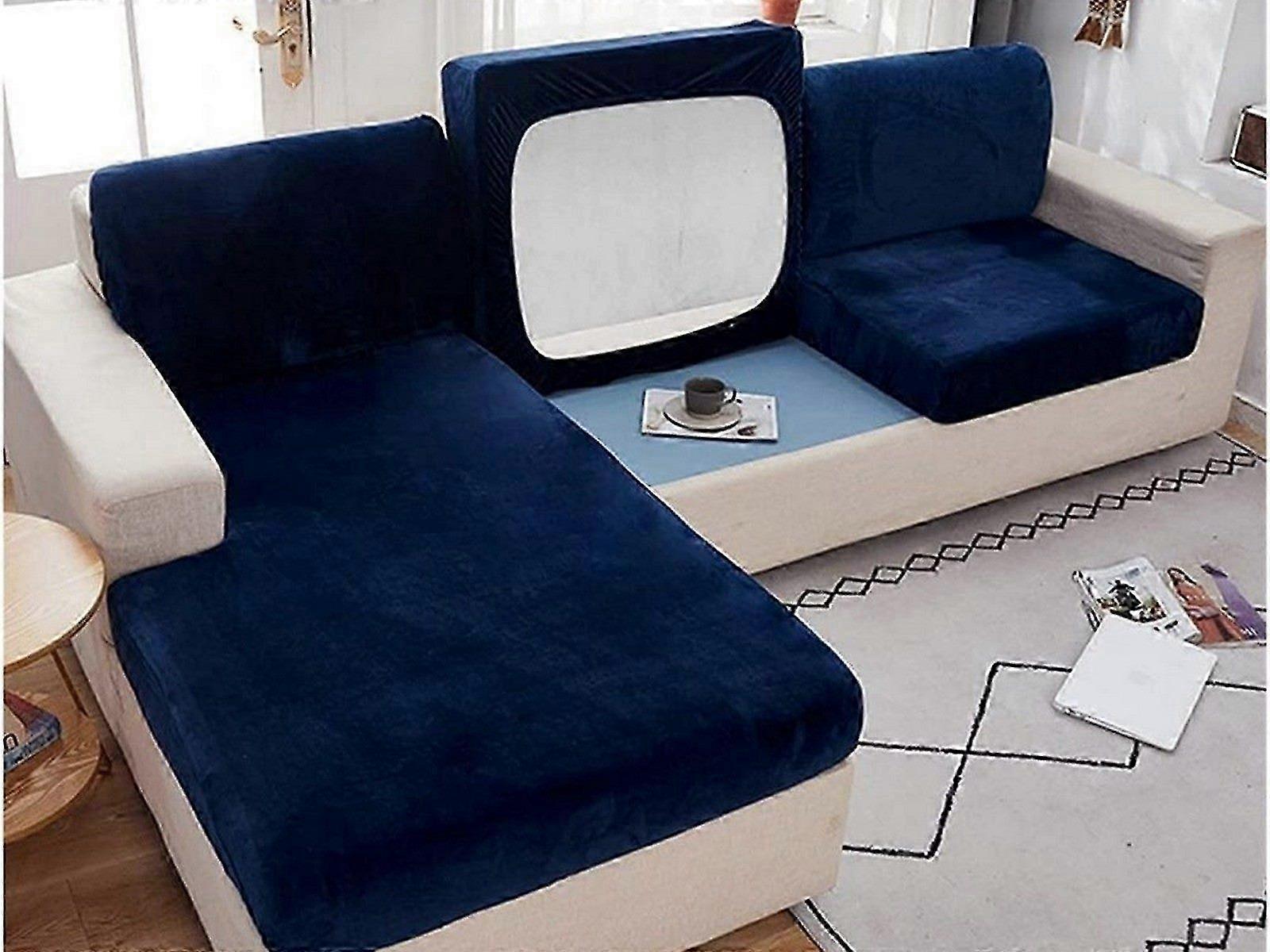 For Double Seater Stretch Sofa Covers Couch Protector Sofa Slipcove...