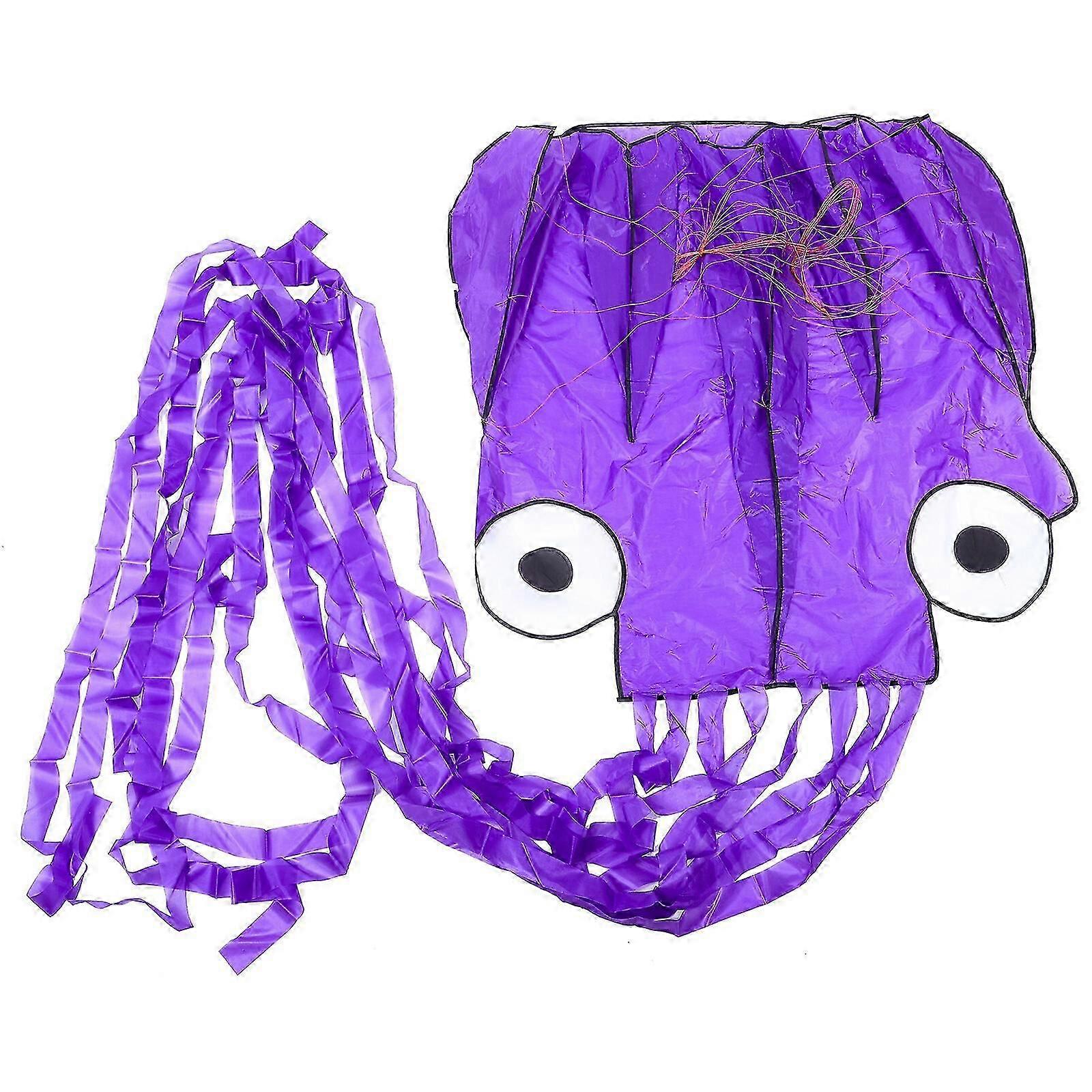 Creative Octopus Kite Tail Easy Flying Kite with Kite String for Outdoor