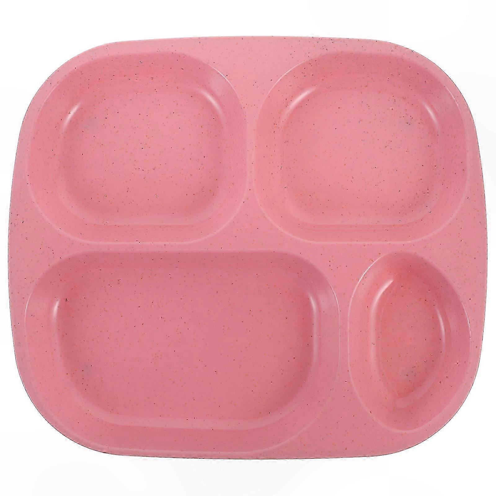 Durable Divided Plate with Compartments for Meals & Snacks
