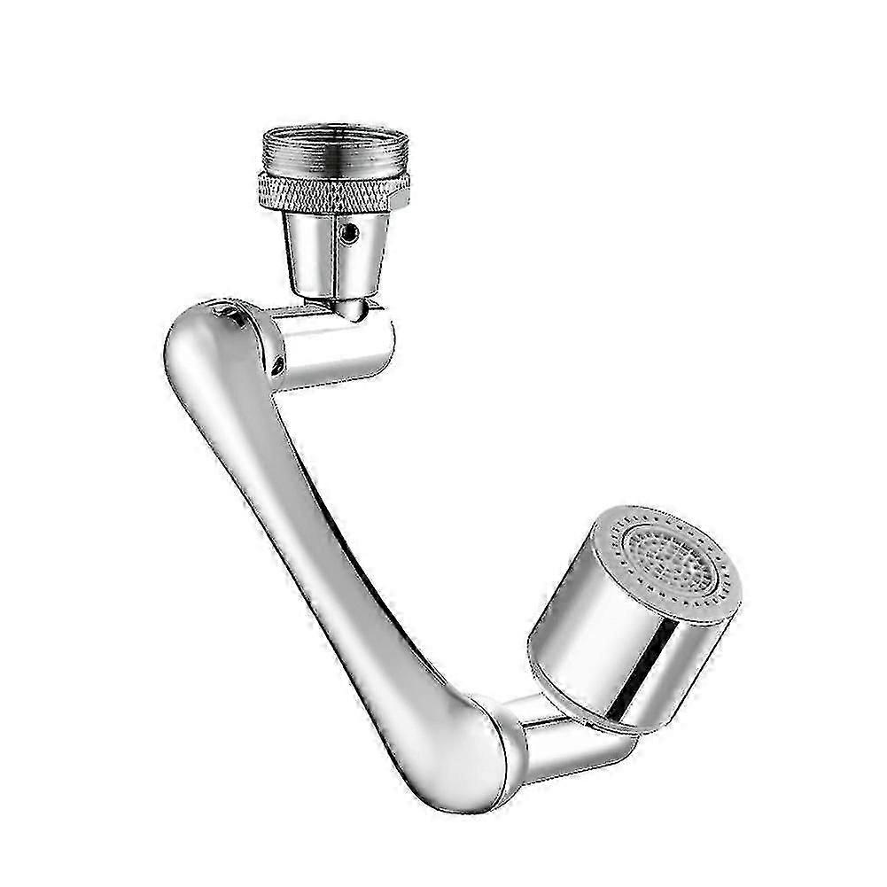 Splash-proof faucet extender for precise water direction