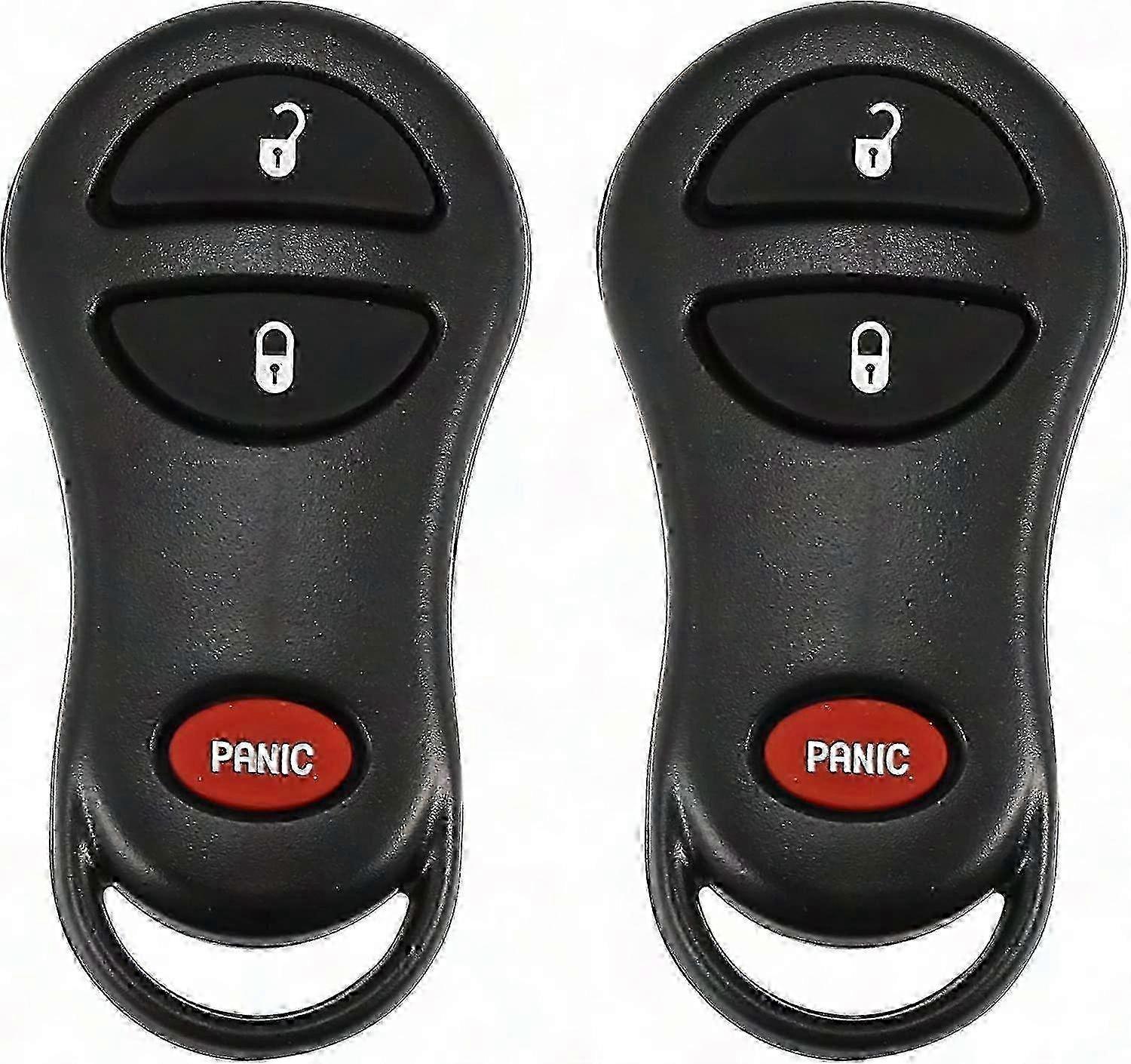 1999-2001 Jeep Cherokee and 1999-2004 Grand Replacement Remote Car Key Fob GQ43VT9T 315MHz 2 Pieces 3 Buttons