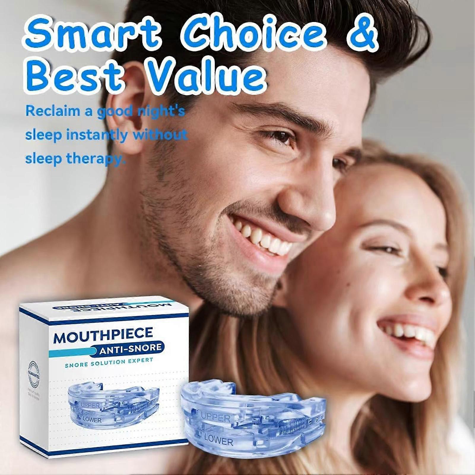 Adjustable Anti-Snore Device, Anti-Snoring Mouthpiece, Snoring Solution Mouth Guard for Men and Women