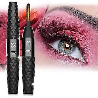 Beheizte elektrische Wimpernzange, langlebige wiederaufladbare USB-Wimpernzange, 2 Heizmodi, schnelle Vorwärmung der Wimpernzange
