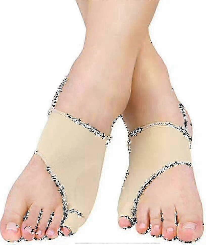 Tailors Bunion Corrector Pinky Toe Pain Relief Silicone Gel Pad with Anti Slip Strap Bunionette Corrector