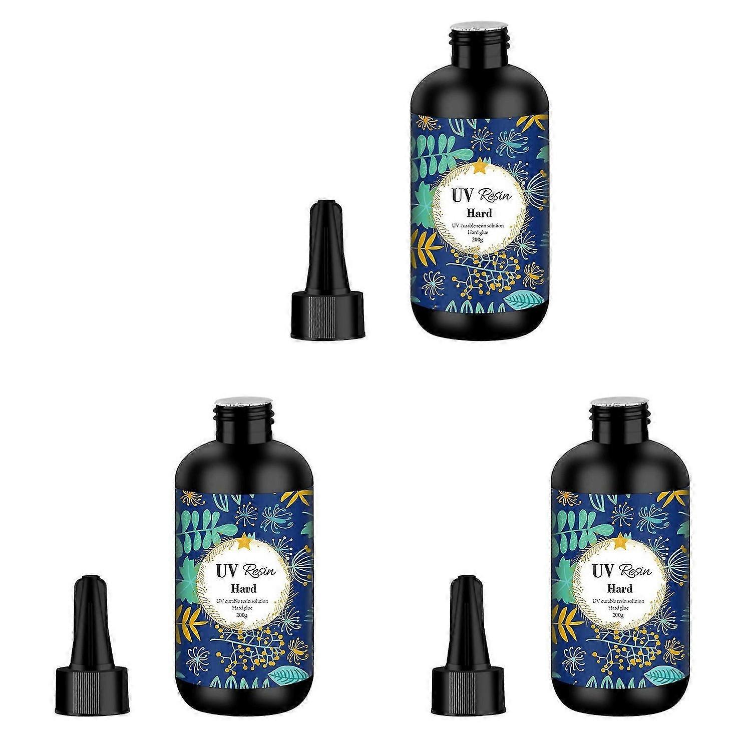 UV Resin 200G Transparent Ultraviolet Curing Clear Hard Type Resin