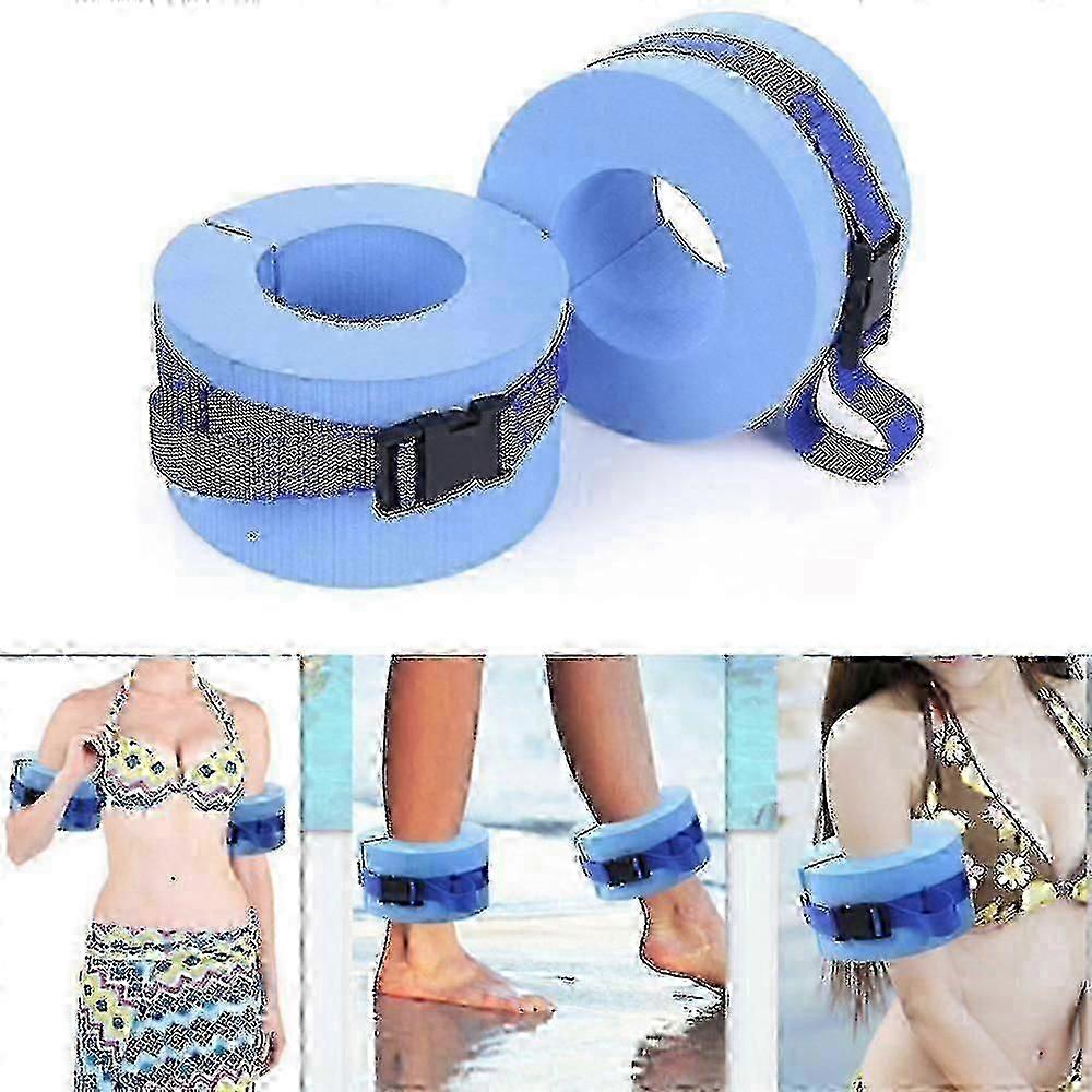 Aqua Jogger Swim Weights Set with Adjustable Cuffs for Water Aerobics and Aquatic Running Sessions