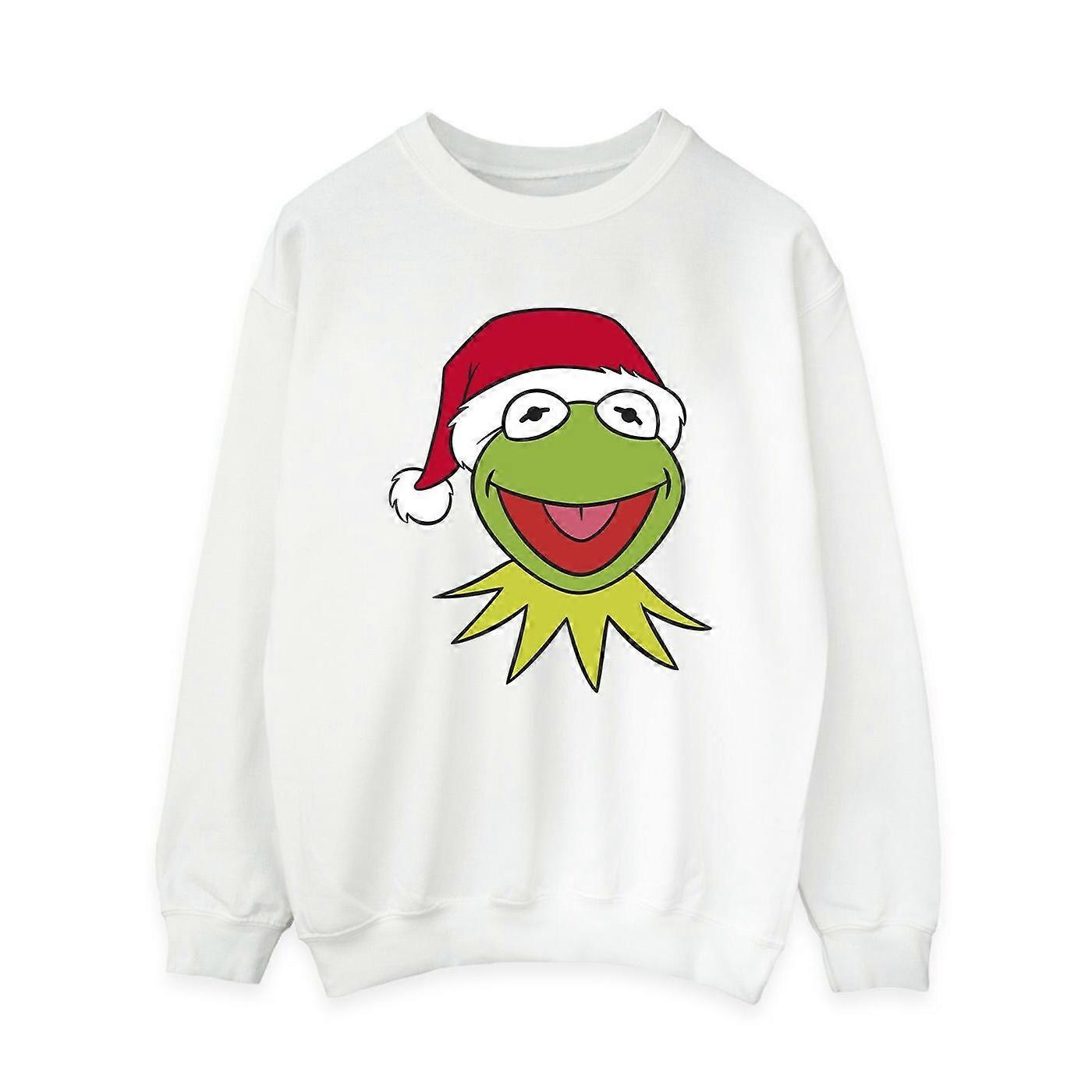 Disney Damen/Damen Muppets Kermit Weihnachtskopf Sweatshirt