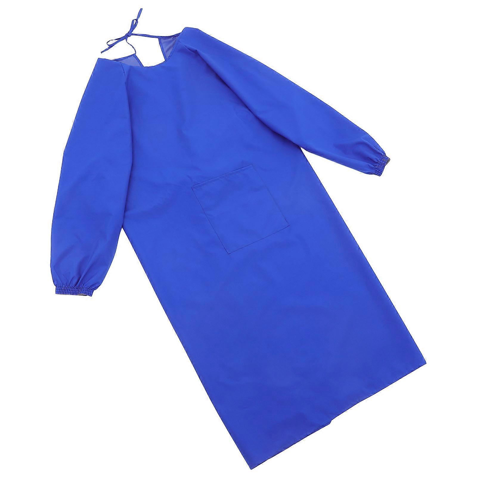 Waterproof Aprons Long Sleeve Apron for Kitchen Use Blue Durable Protection