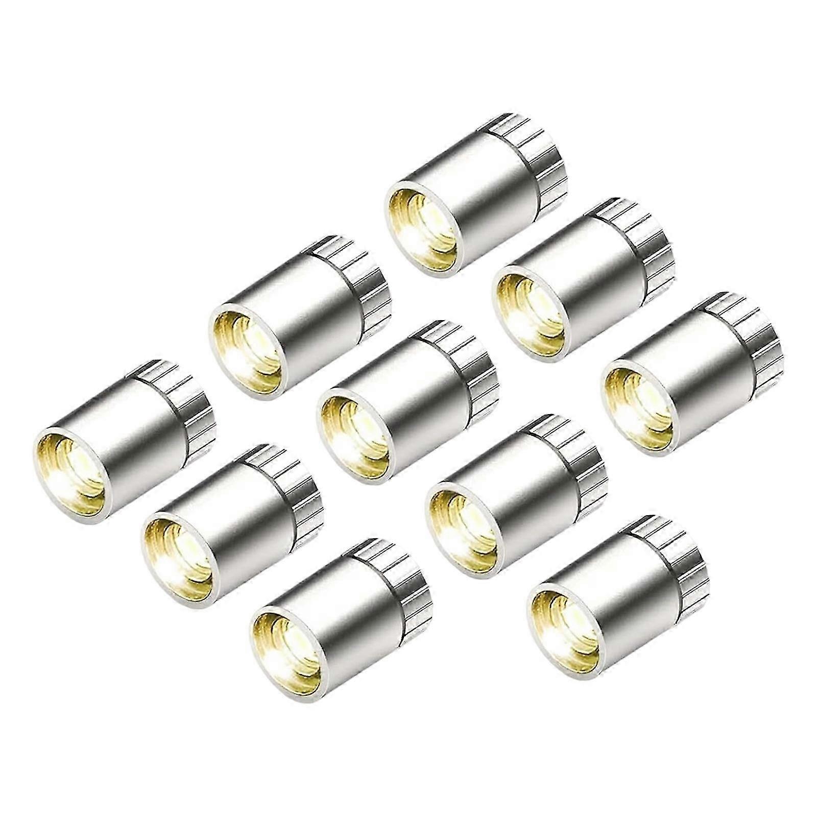 10Pcs Tiny LED Lights with Battery Warm White Illumination for Dollhouse Crafting Miniature Models
