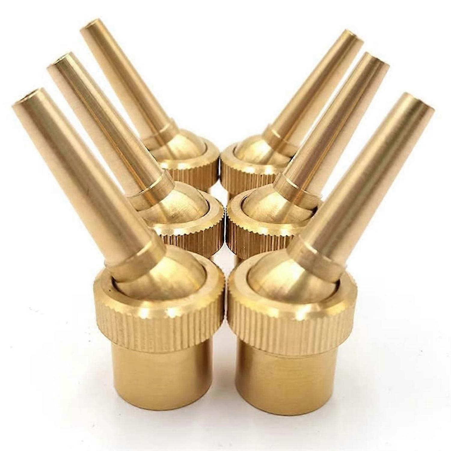 6pcs 1/2inch DN15 Brass Fountain Nozzle