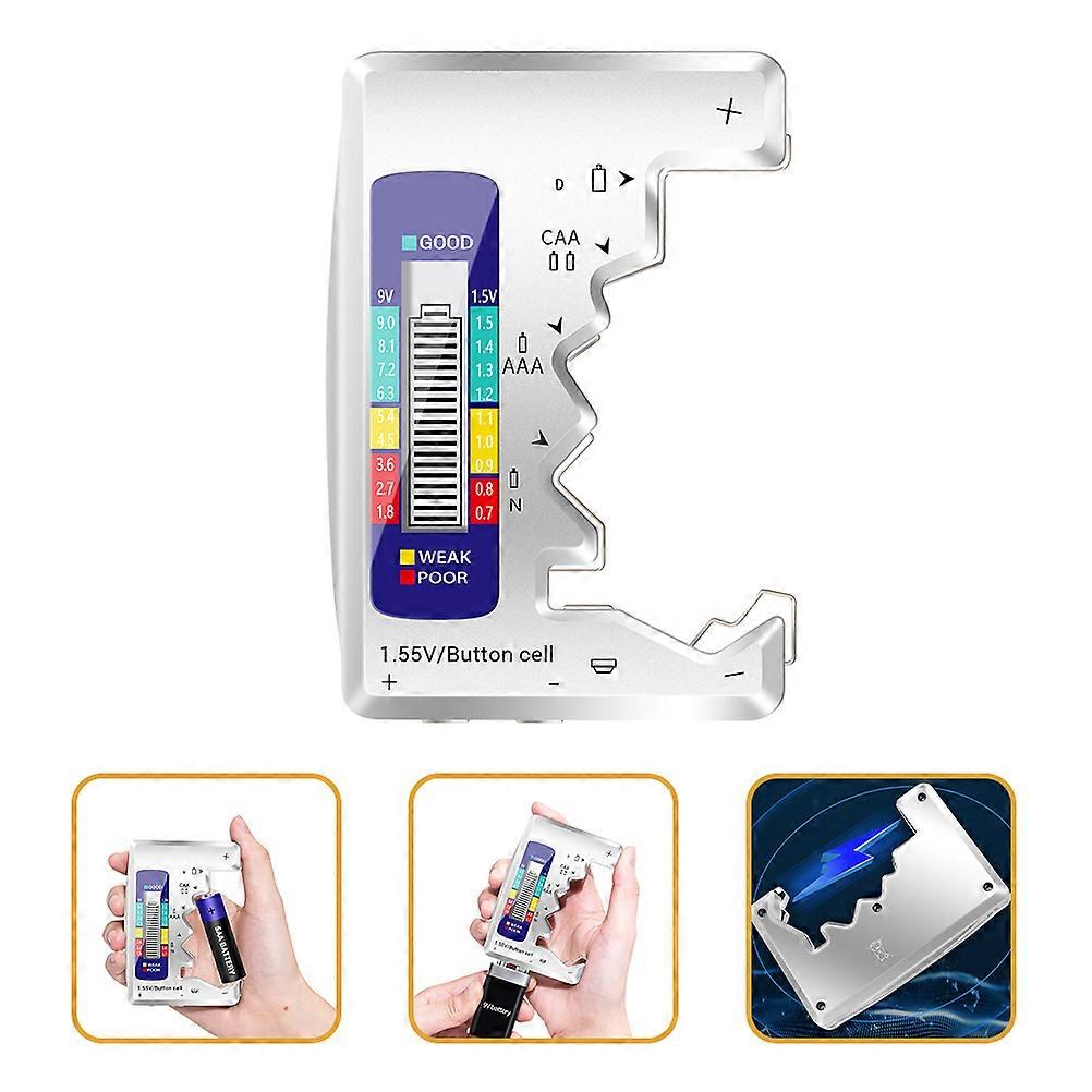 Universal Battery Checker Device for Battery Testing 2Pcs Portable Kit