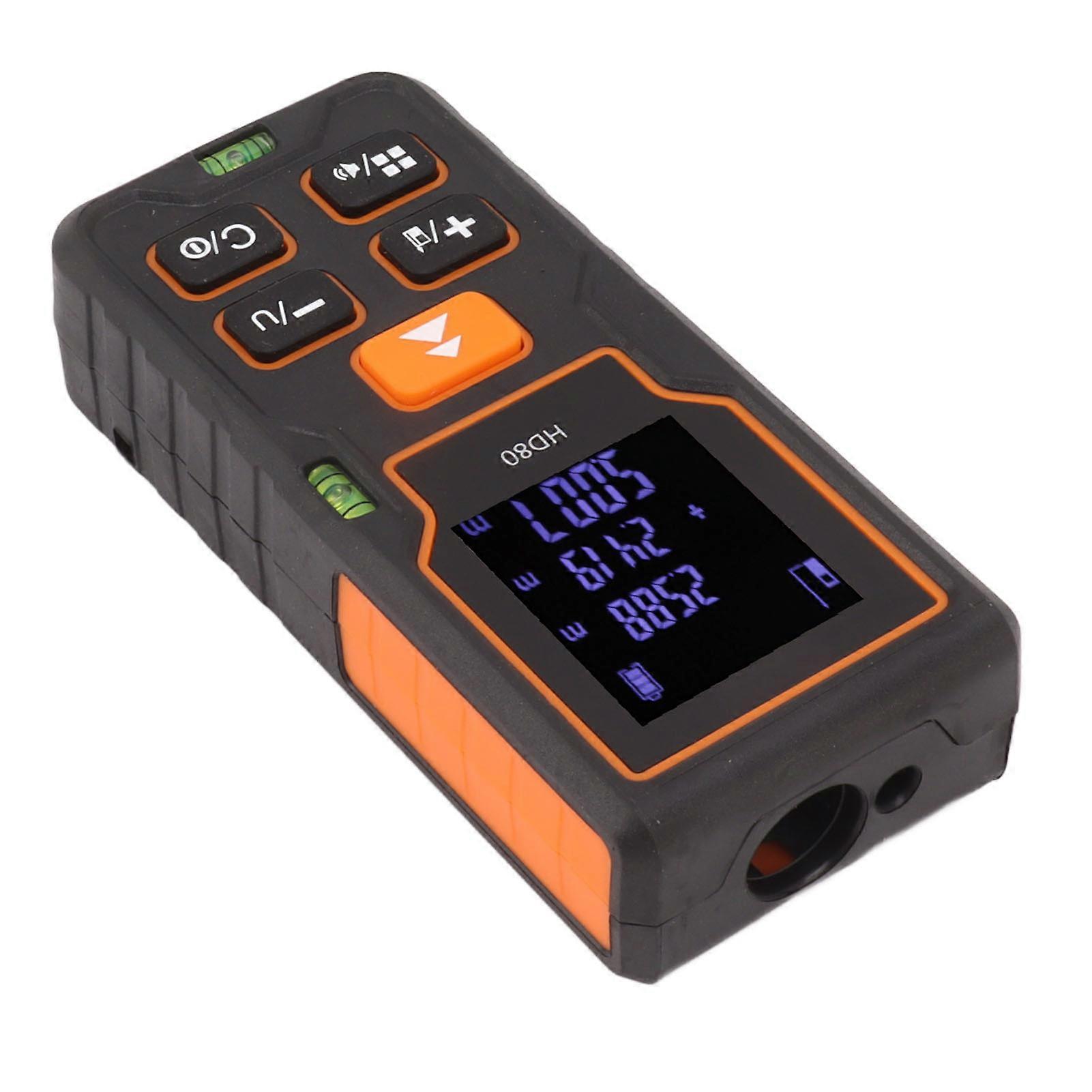 High Accuracy Laser Distance Meter 80m Portable Handheld Rangefinder