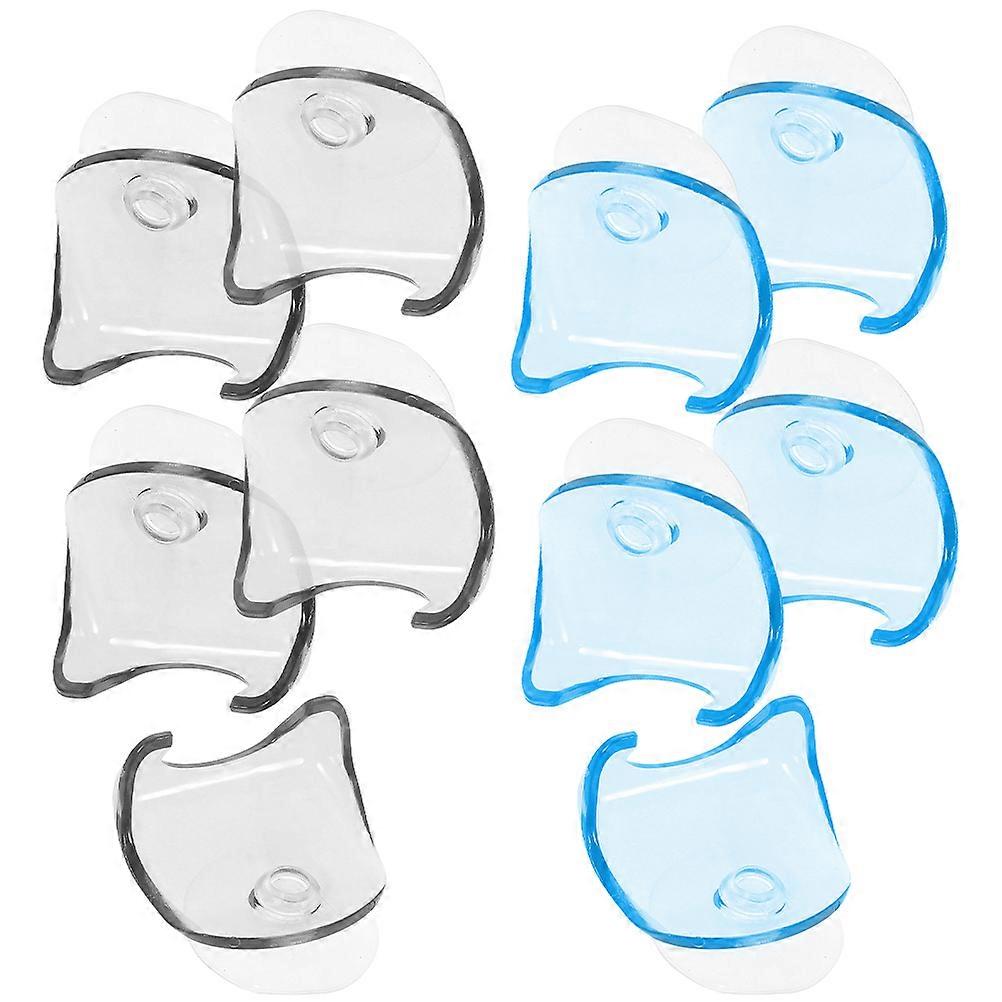 Plastic Holder Bathroom Suction Cup Stand for Storage 40Pcs