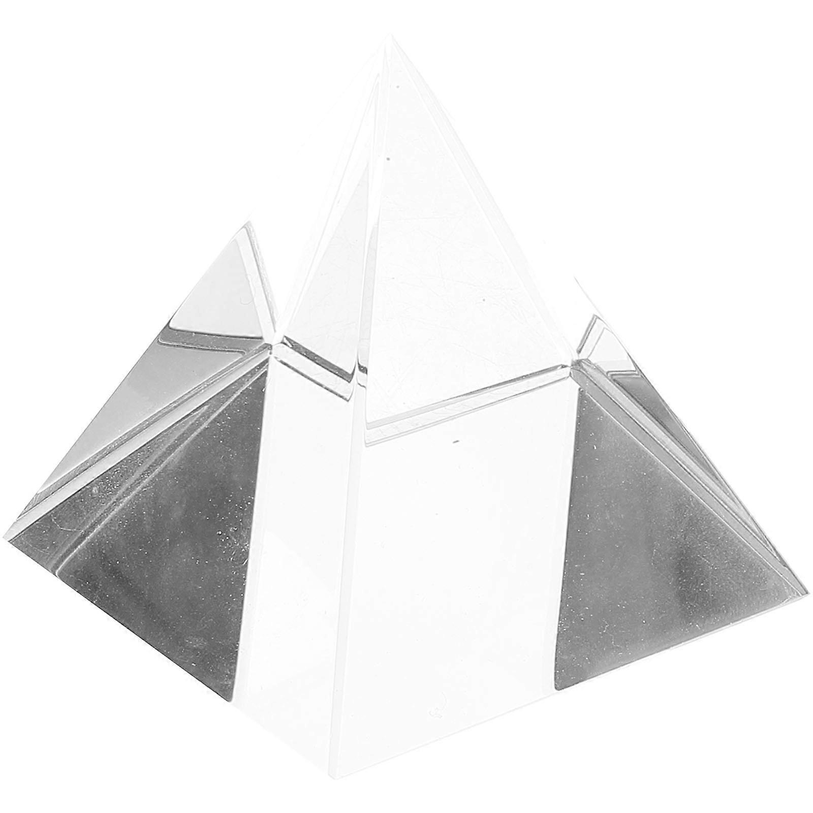 Glass Optical Pyramid Prism for Decoration Science Experiment