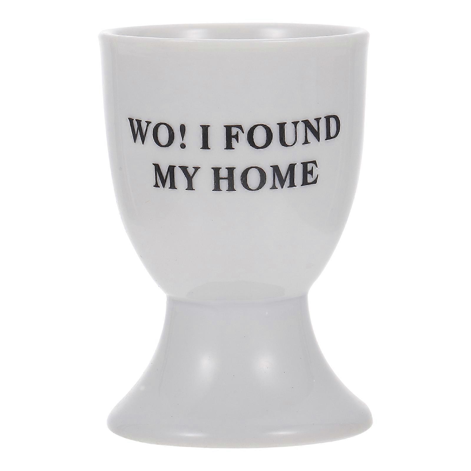 Stewed Egg Container Ceramic Egg Cup for Kitchen Use 1Pcs Retro Cuisine Cup