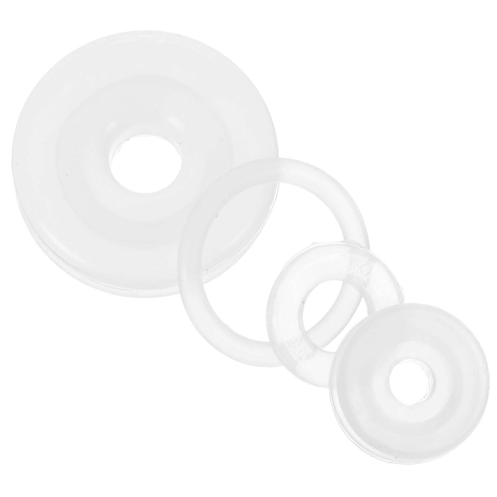 16 Pcs Pressure Cooker Float Valves Rubber Gaskets Cooking 1.1X1.1X0.2Cm Easy To Install Sealing Rings