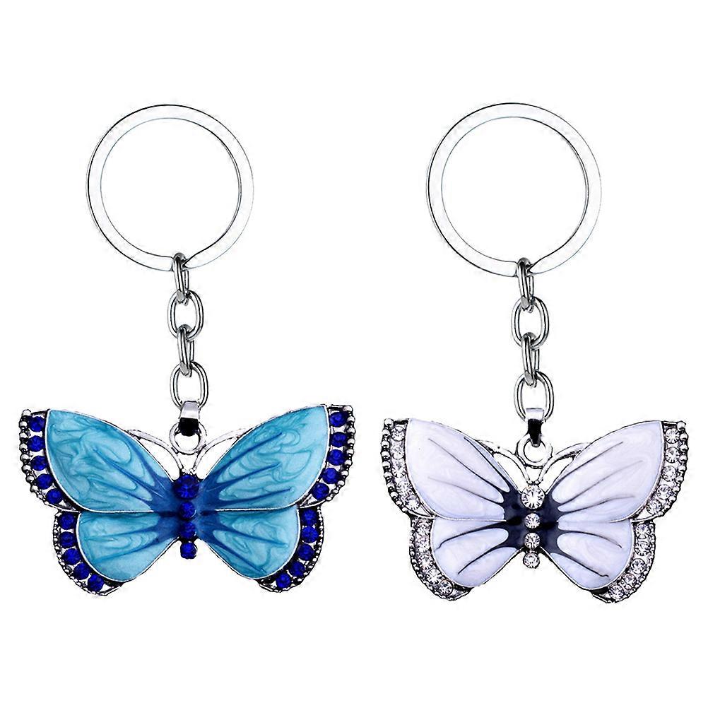 Pendant Keyring Alloy Material for Decoration Use 4Pcs Assorted Colors