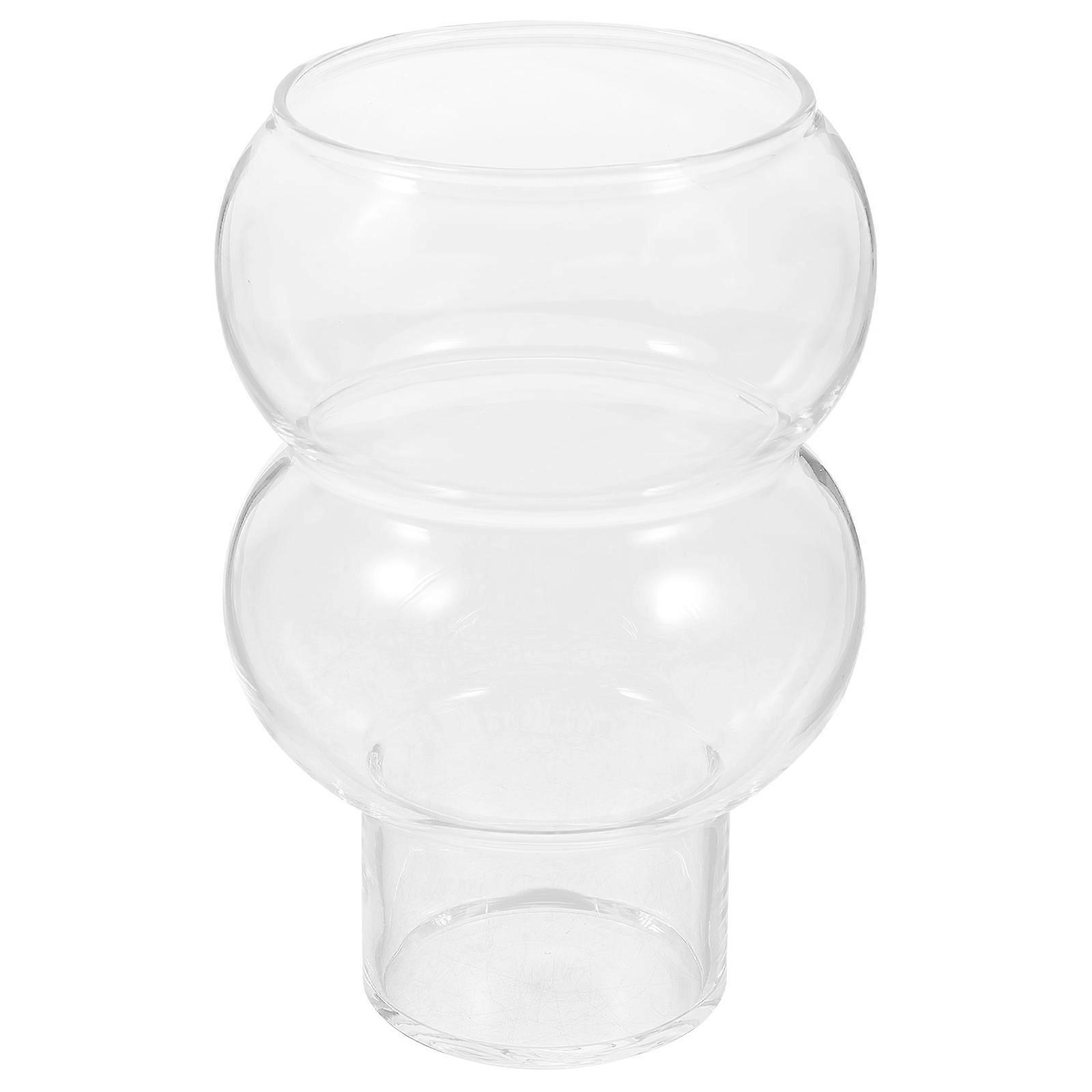 Glass Pudding Cup Borosilicate Glass for Travel 1 Piece Smooth Texture