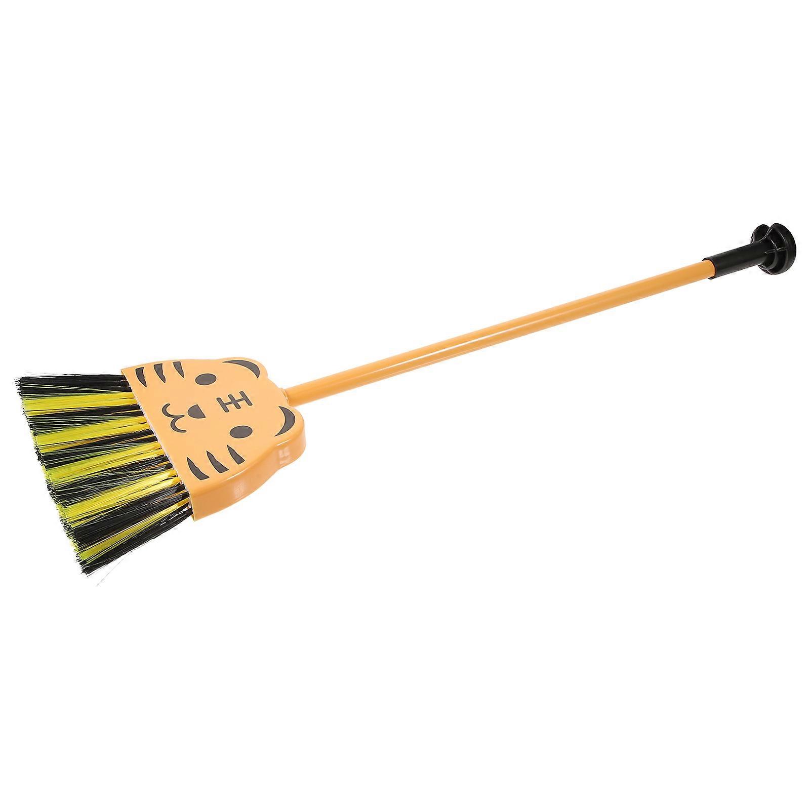 Broom Toddler Toy for Kids 2Pcs Simulation Cleaning Tool Educational Plaything
