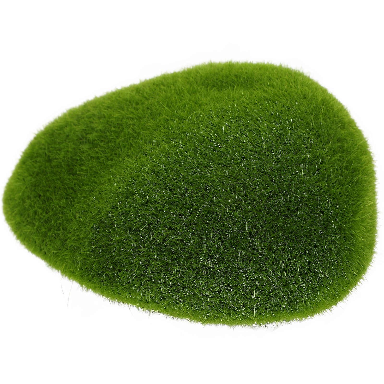 Simulated Moss Stone Artificial Moss Rock Decor for Window Green PVC