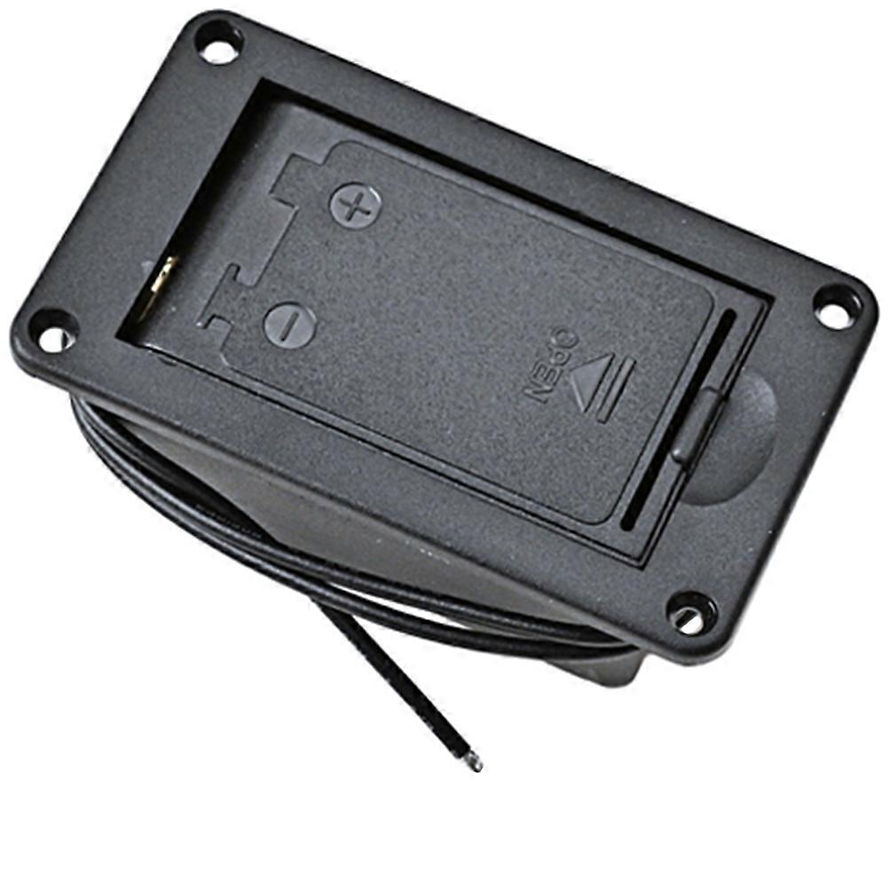 Plastic Battery Box 4Pcs Rectangular Holder For Guitar Lovers Convenient Replacement Solution