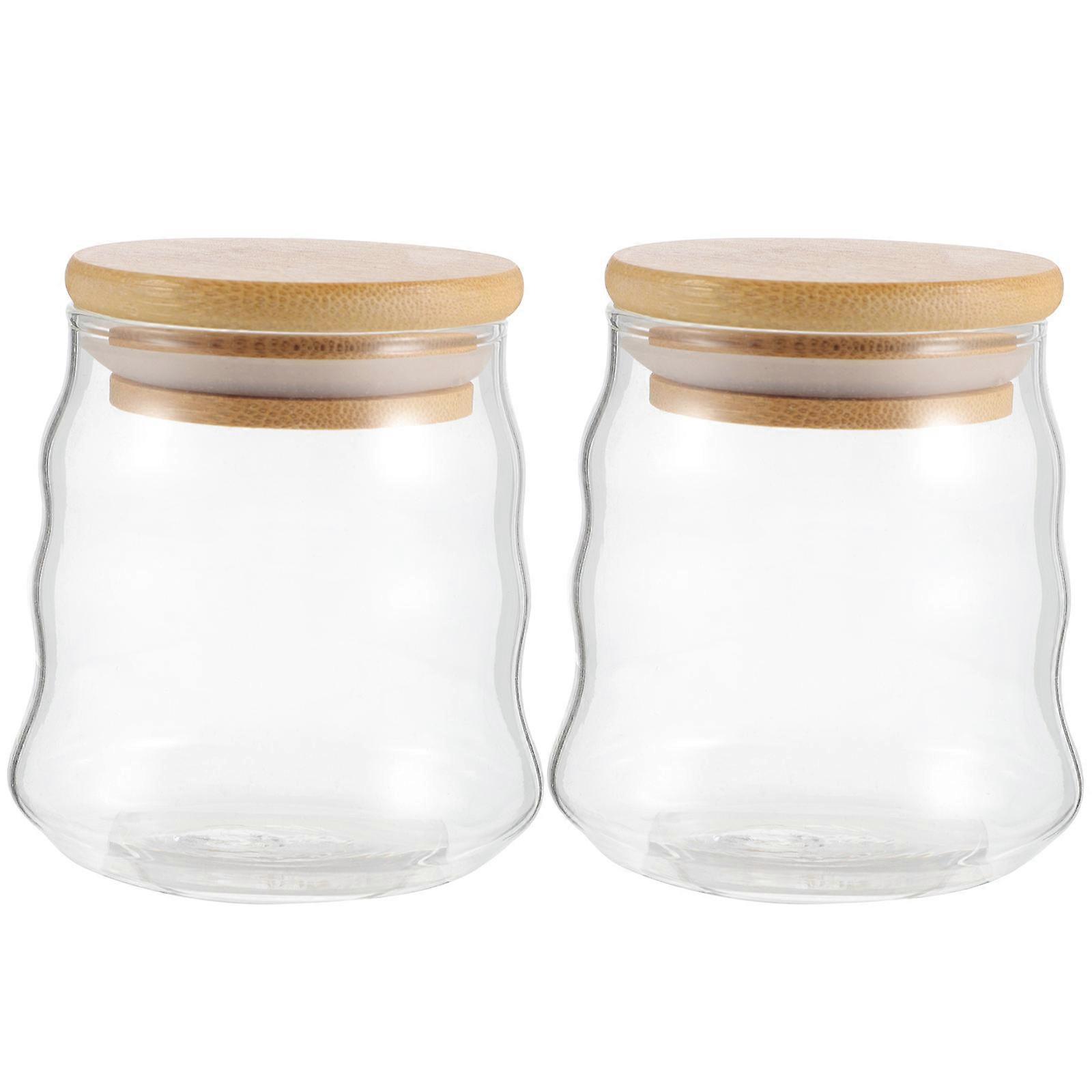 Multifunctional Storage Can Glass Jars for Home 4Pcs Set