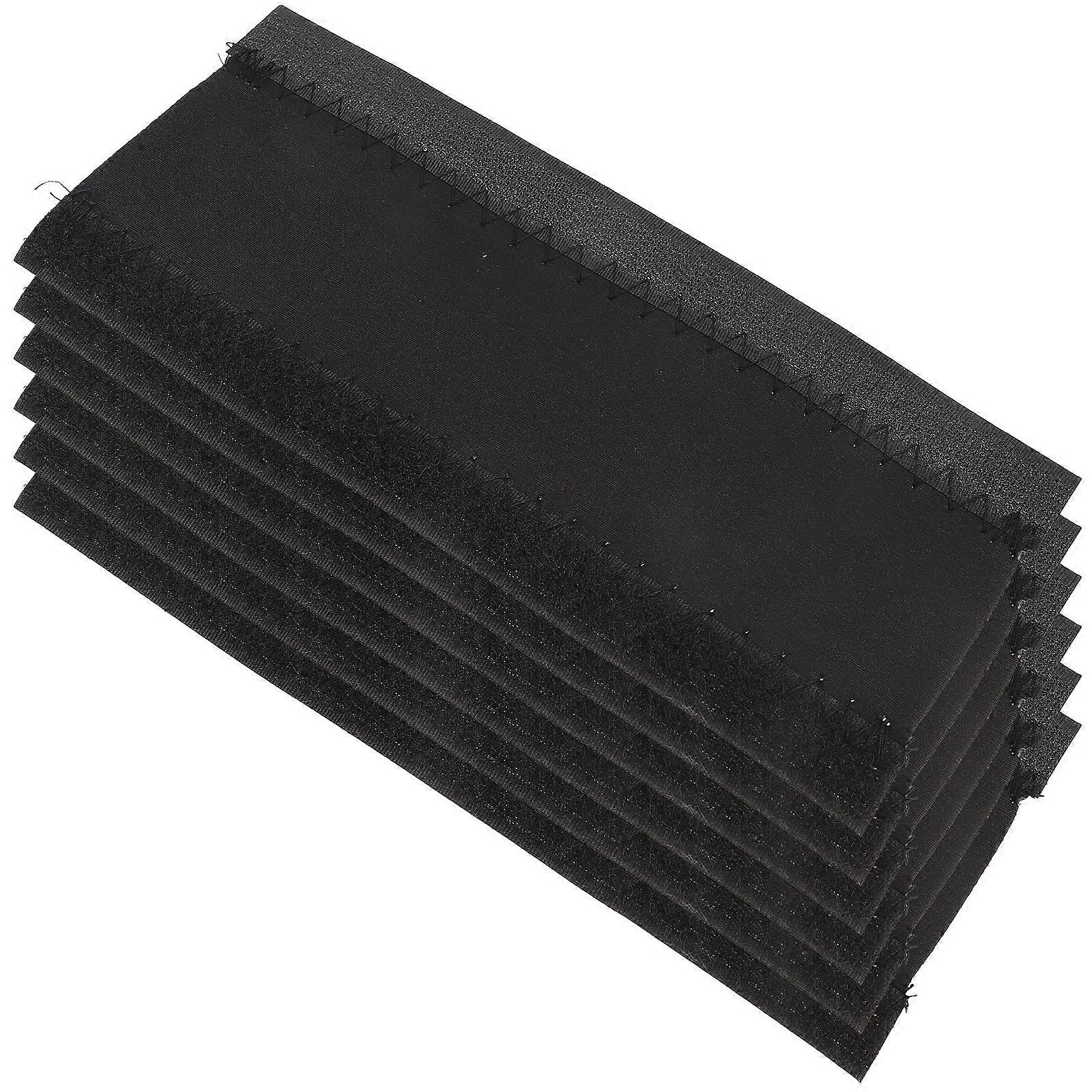 Bicycles Chain Guard Protector 24 Pcs For Cycling Enthusiasts Easy Installation Rectangular Black