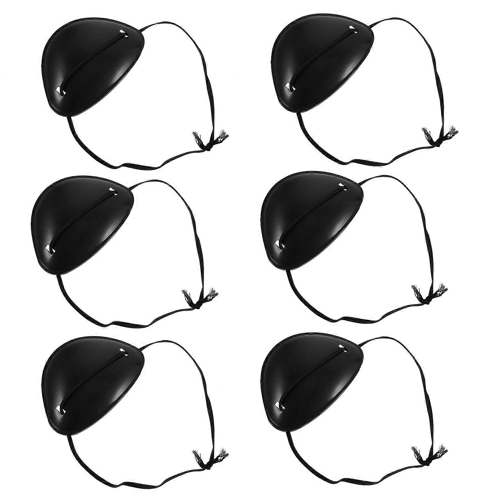 Adjustable Pirate Eye Patch Black for Cosplay Party 24Pcs Pack