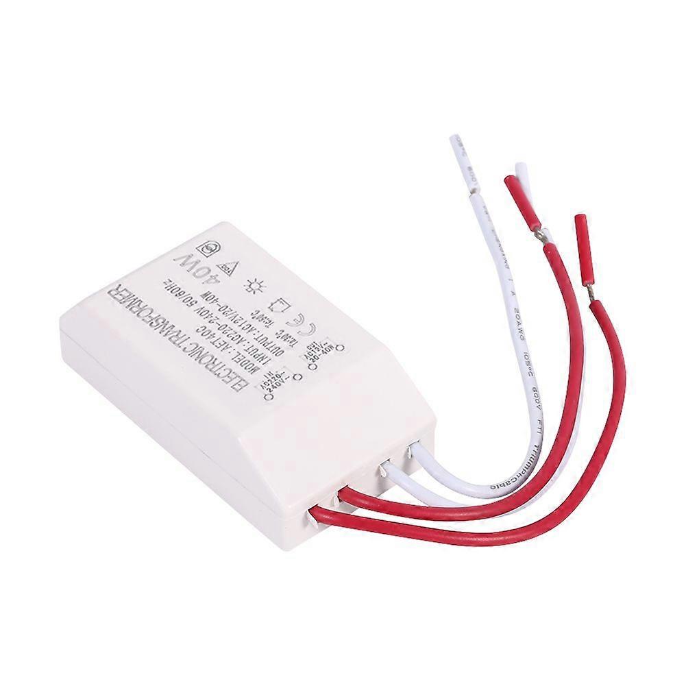 AC220V~240V-AC12V Halogen Lamp Electronic Transformer Power Supply Driver Adapter (40W)