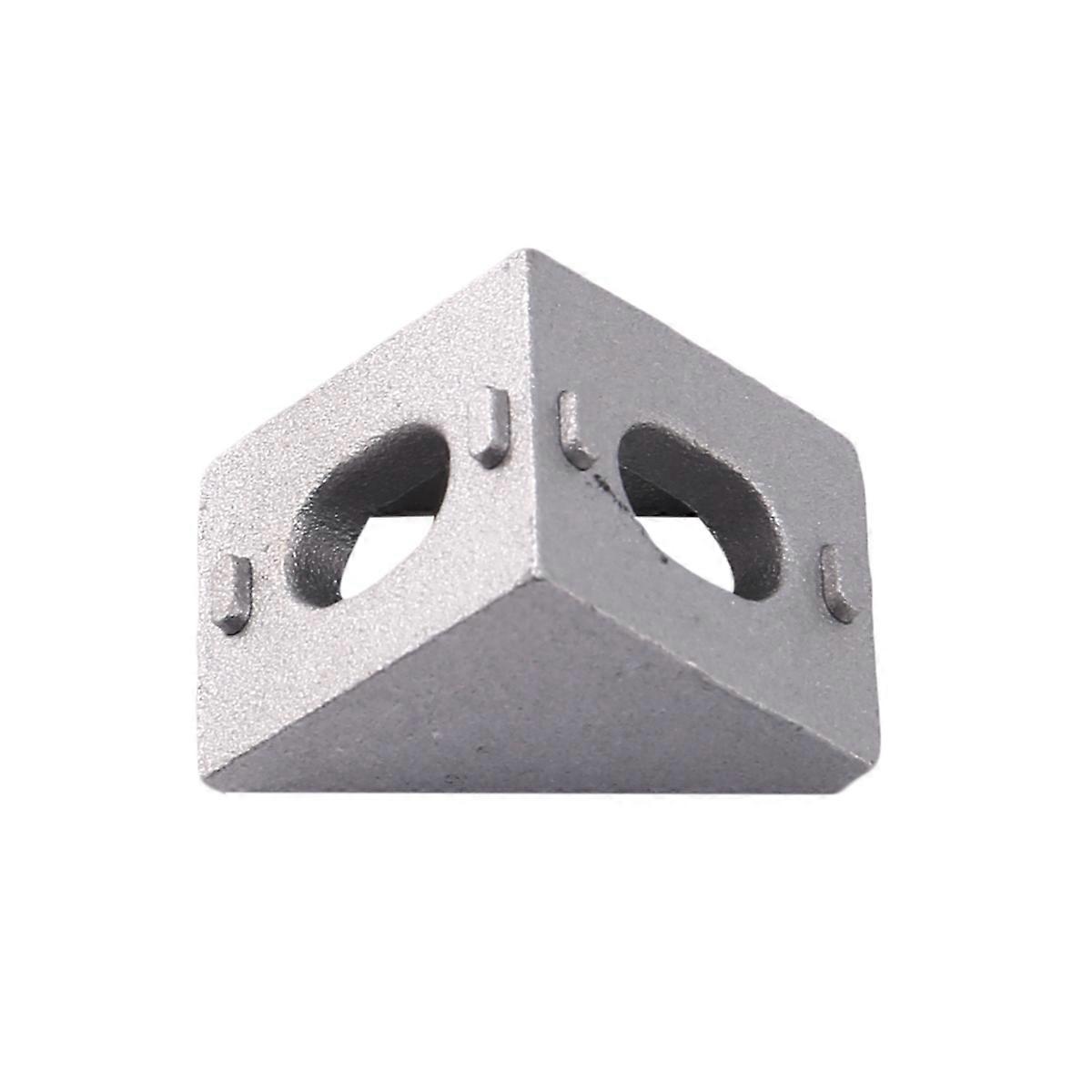 Staffa angolare da 50 pezzi, connettore per profilo in alluminio serie 2020 per 6 mm