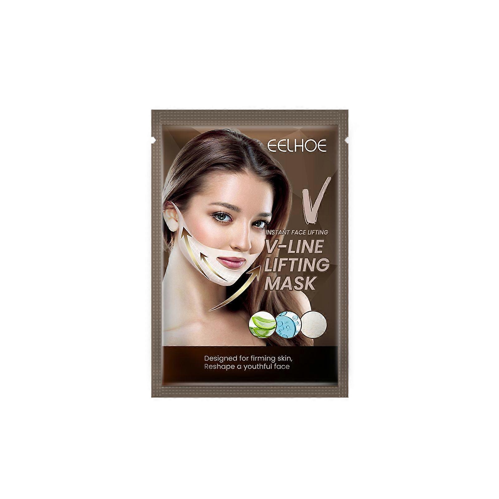 EELHOE V-Line Facial Lifting Mask (1pack) Firming And Lifting Facial Shaping Small V-Face Ear-Hanging Lifting Mask