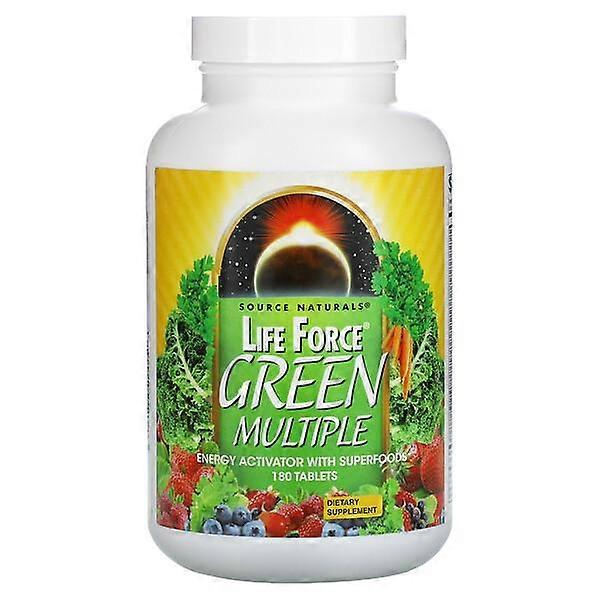 Source Naturals, Life Force, Green Multiple, 180 Tablets