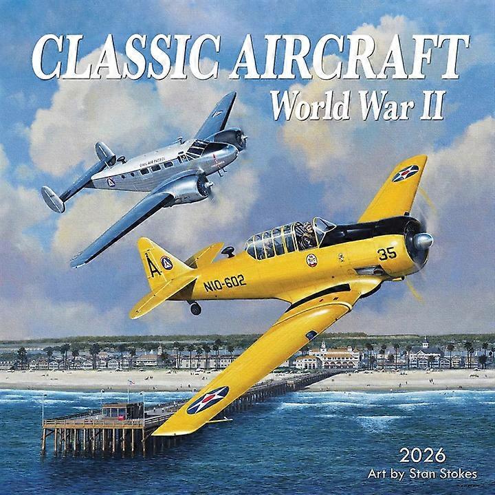 Carousel Calendars Classic Airplanes WWII Calendar 2026