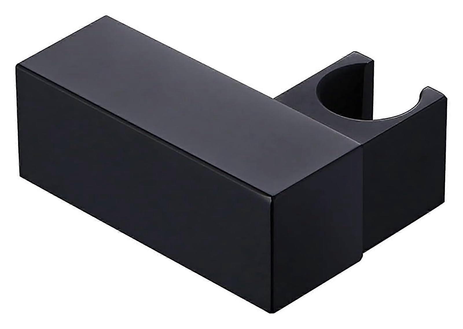 Shower Holder Rotatable Handheld Shower Bracket Square Shower Head Holder Wall Mount Brass Matte Black