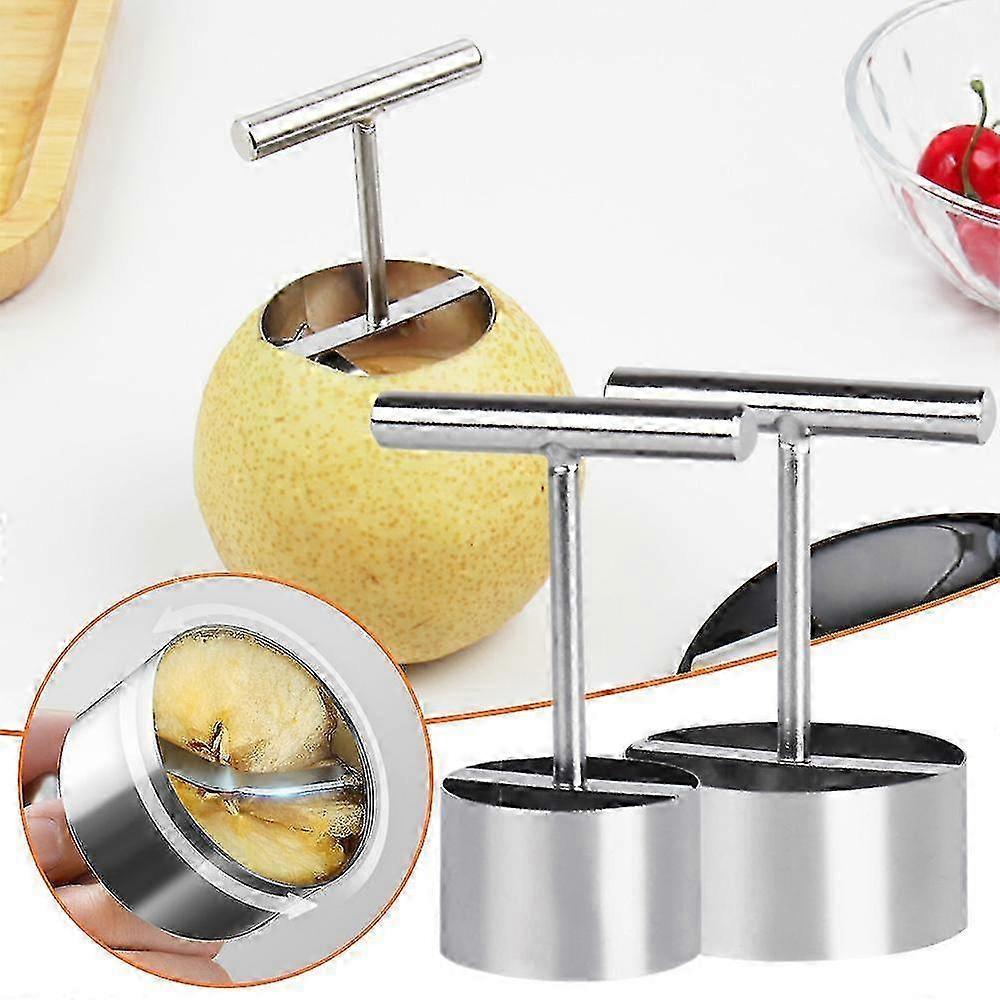25-26 Stainless Steel Fruit Core Separator Apple Pear Core Separator Fruit Kernal Core Remover Kitchen Tool
