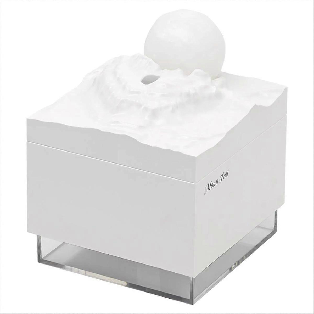 Aroma Diffuser Cool Mist Humidifier LED Moon Lamp Night Light White