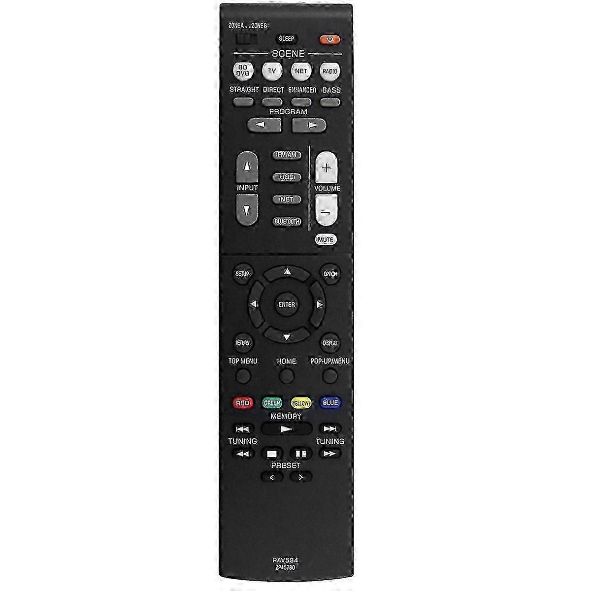 Yamaha RAV534-ZP45780 Telecomando di ricambio per RX-V485, RX-V479, RX-V579, RX-V481, RX-V581, AV Receiver