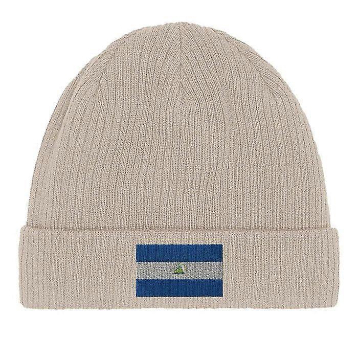 Nicaragua Flag Cap in Beige