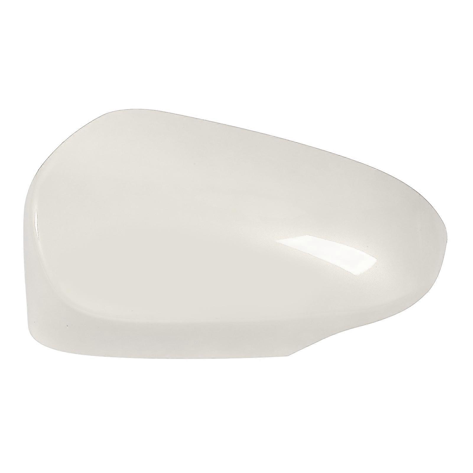Door Side Mirror Caps Shockproof Scratch Resistant Rearview Wing Mirror Cover Replacement for Vehicle White Left: 87945 0D909