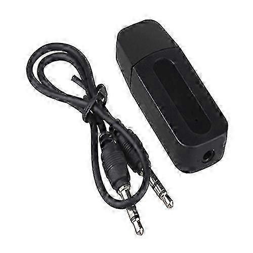 Wireless Bluetooth Aux Audio Stereo Music Receiver Adapter with Mic for 4 x 3.5mm Car Devices