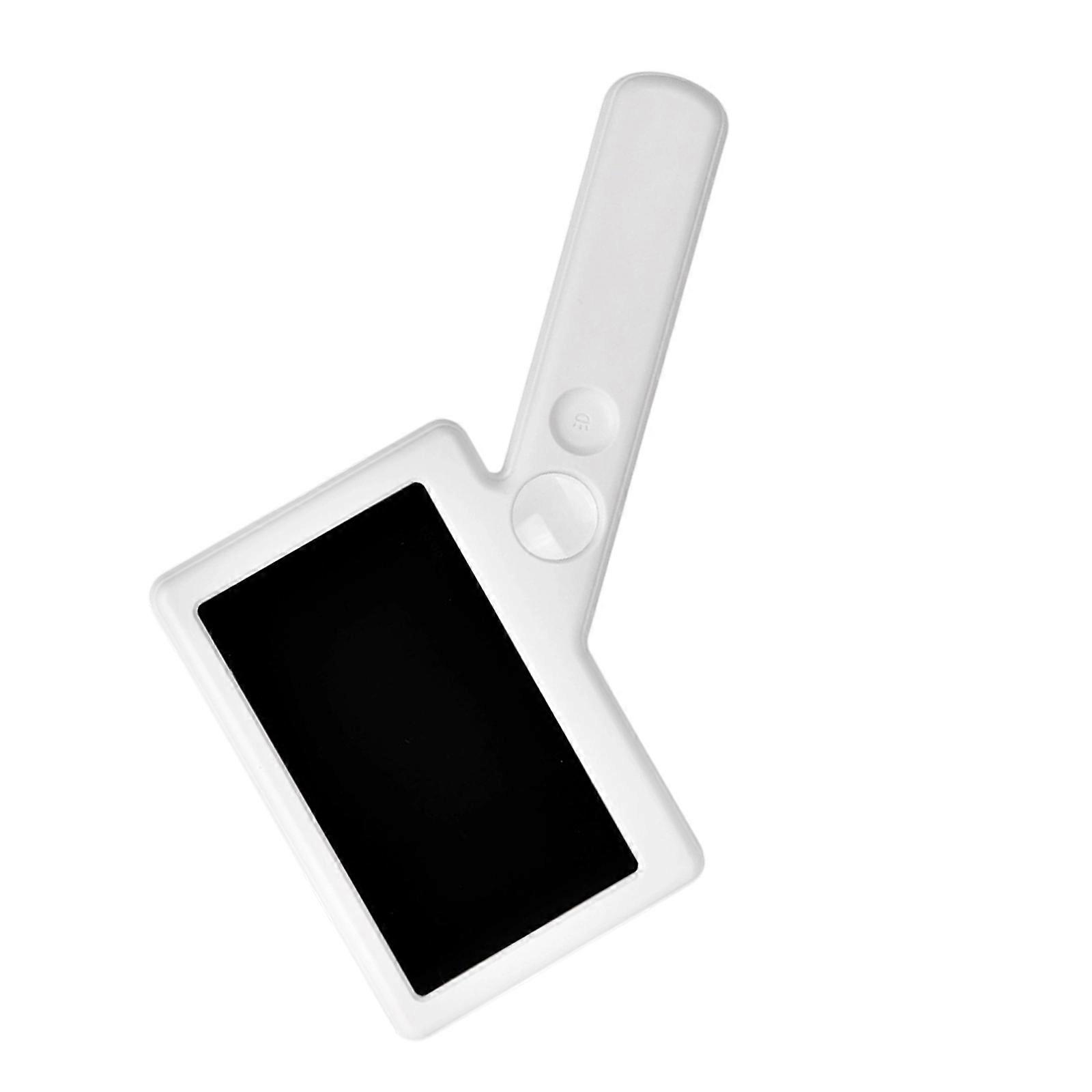 Rechargeable Digital Handheld Magnifier with Camera & Adjustable LED Light Plastic for Scientific Research Hobbies Use Multicolor