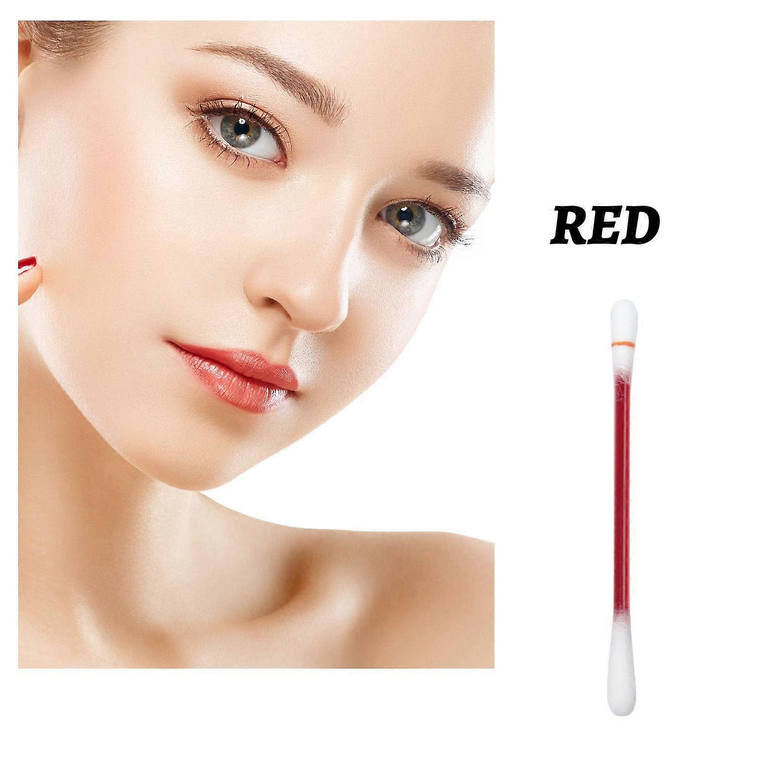 Cotton Swab Lip Gloss Contains Cotton