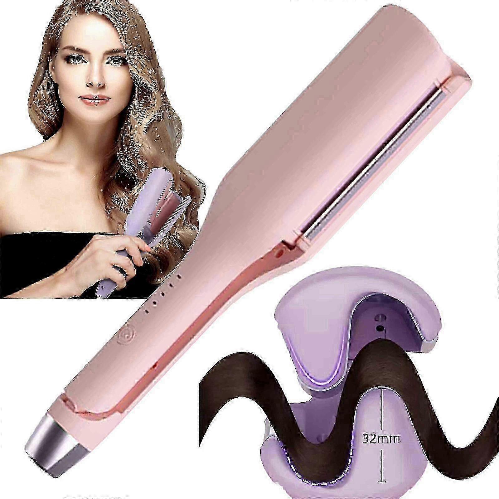Ceramic barrel curling iron for big wave hairstyles