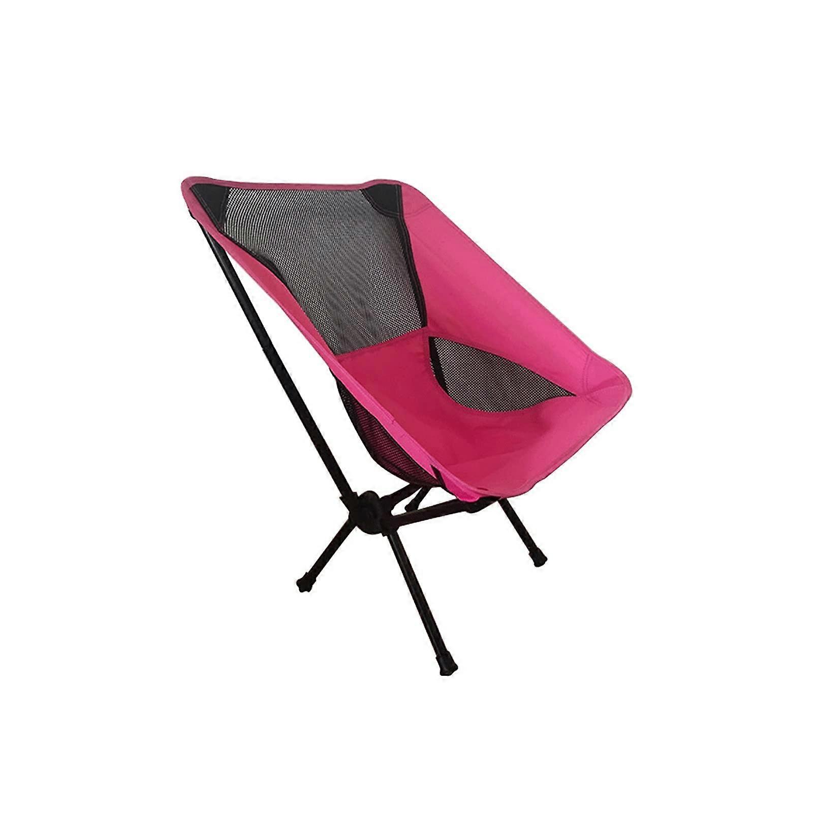 Camping Folding Chairs Moon Chair Style Outdoor Portable Backrest Red One Size Beach Hiking