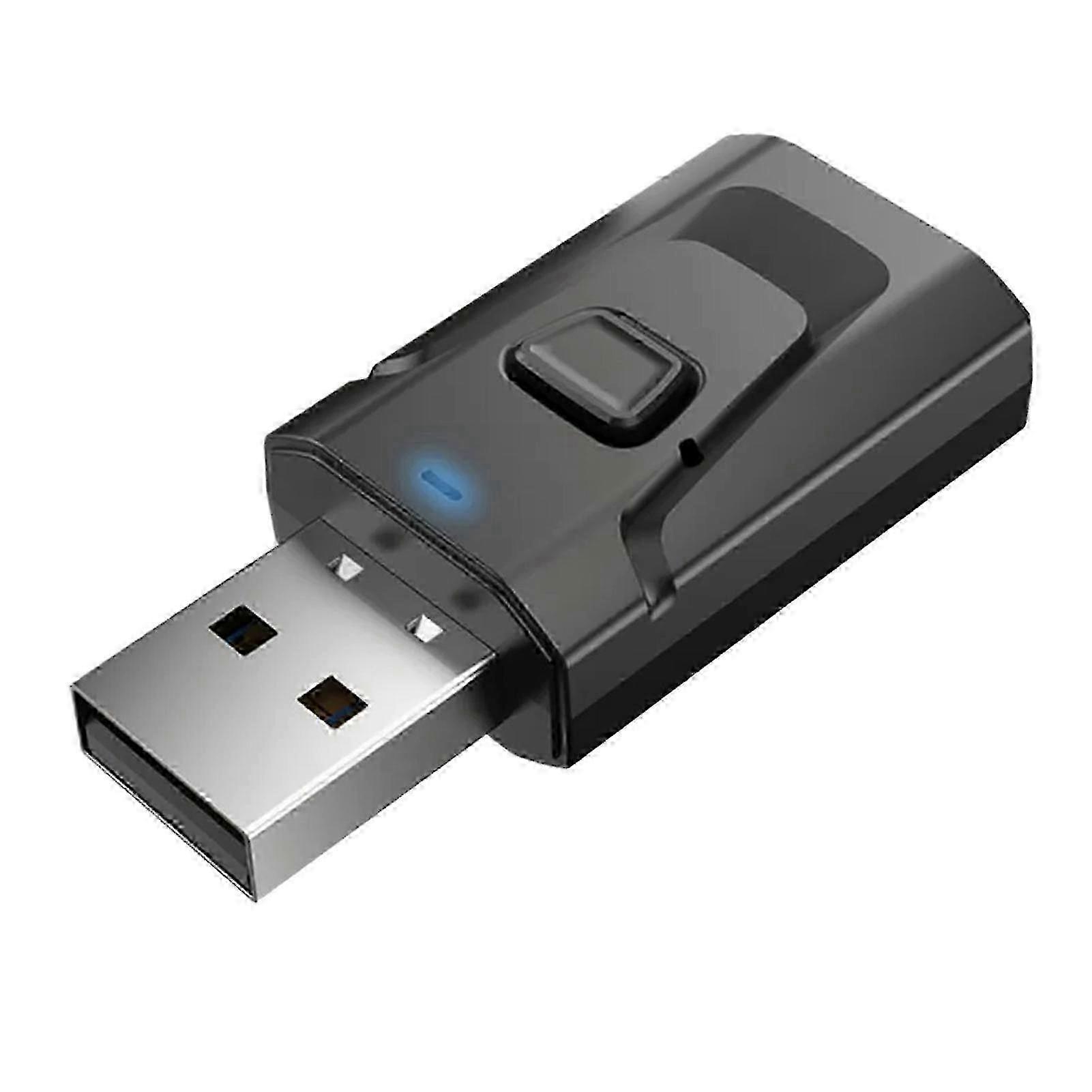 4 in 1 USB Bluetooth5.0 Receiver Clear Sound Quality Plug and Play Stable Transmission Audio Adapter