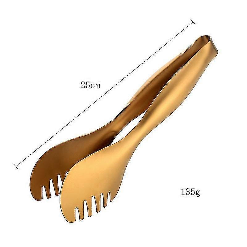 1 قطعة معجنات ملقط شواء أقل فولاذ مقطع خبز مضاد ملقط طعام ملقط شواء طقم أدوات إناء سي)