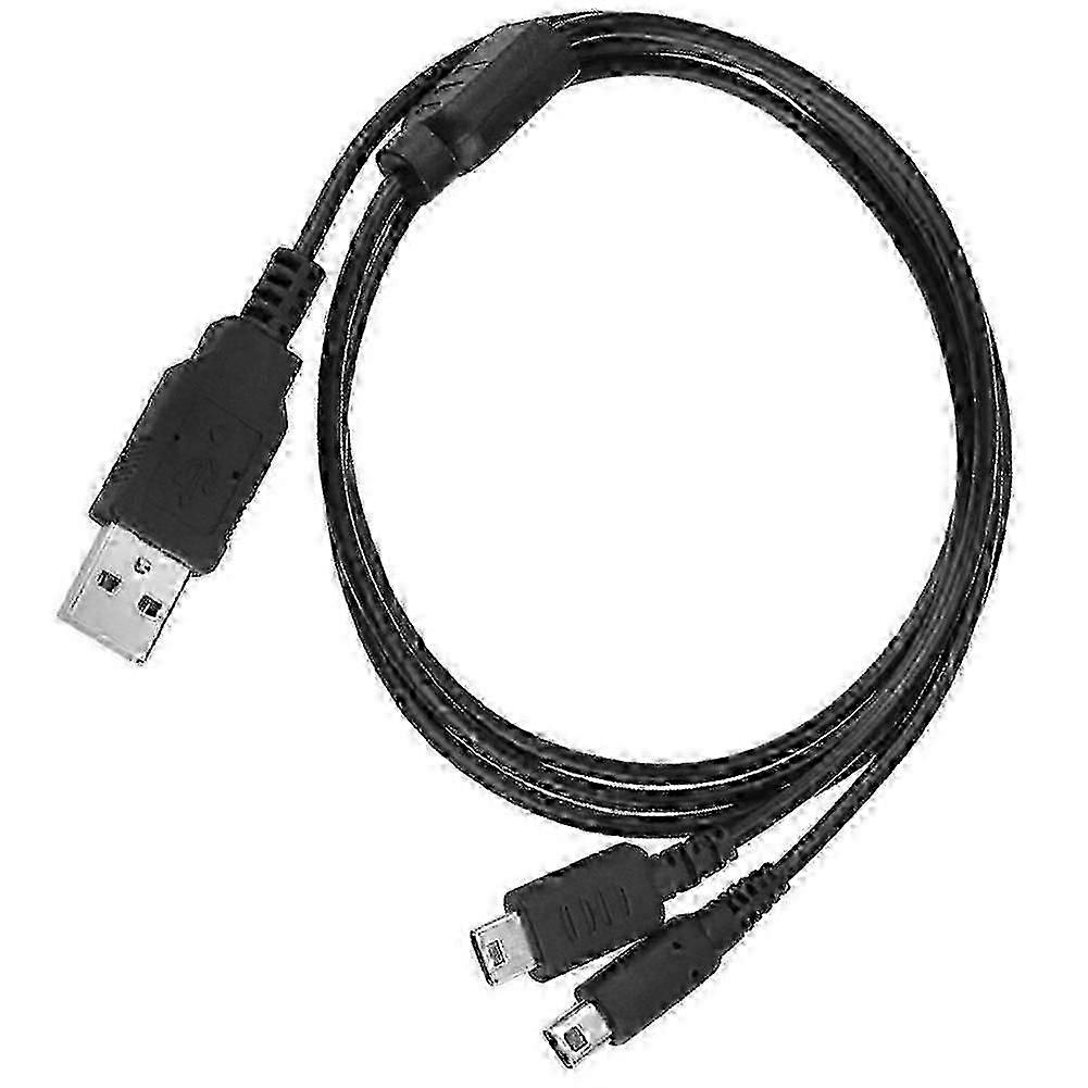 2 in 1 USB Charging Cable Cord Compatible Nintendo 3DS Lite DSI DSL 3DSXL Game Console hwy SH